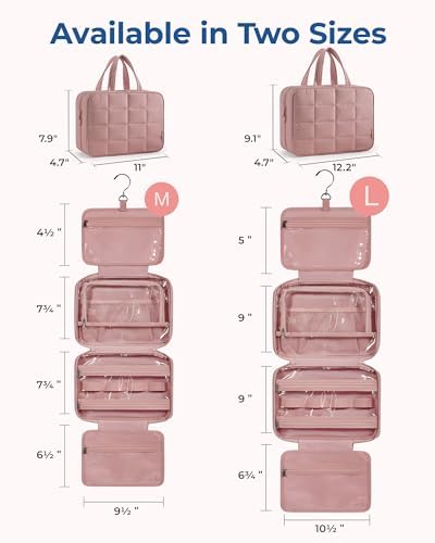 41k6cqftszl. ac 1.jpg Bagsmart Großkulturtasche für Damen zum Aufhängen | Bagsmart Reisepuffer Kosmetiktasche Dame | Bagsmart Schmuck Organiz