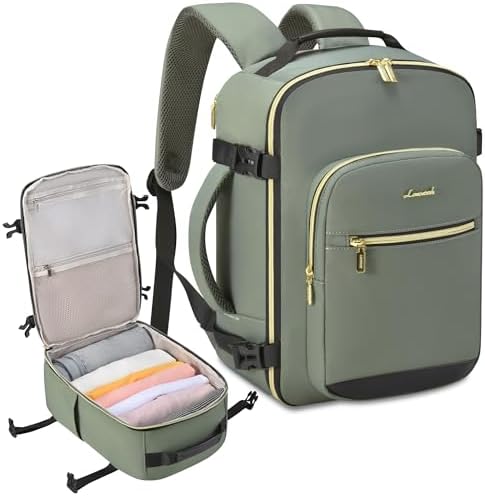 41khdiz5z7l. ac .jpg LOVEVOOK Ryanair Handgepäck für Damen Herren | Carry On Tasche 40x30x20cm | Eurowings Wizz Cabine Richtung | Laptop Komp