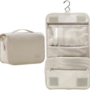 Bansga Groß Kulturbeutel Damen & Herren - Gross Kulturtasche Zum Aufhängen - Kosmetiktasche für Frauen & Mädchen - Wasch