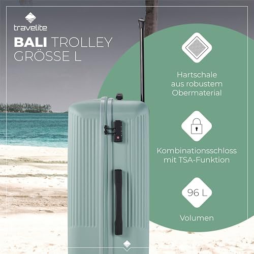 41kjkfxeg6l. ac .jpg Travelite Beautycase Hartschale Handgepäck, 36 cm, 17 Liter - Kosmetikkoffer mit Organizer- und Aufsteckfunktion für Rei