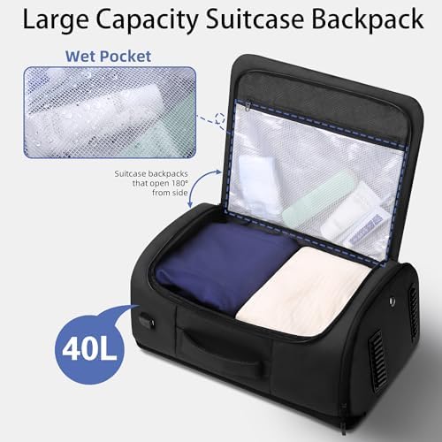 41l85y3s1nl. ac .jpg HOMIEE Reiserucksack 40L Herren Wasserdicht Laptoprucksack Kabinenrucksack Trip Weekender Trip Camping