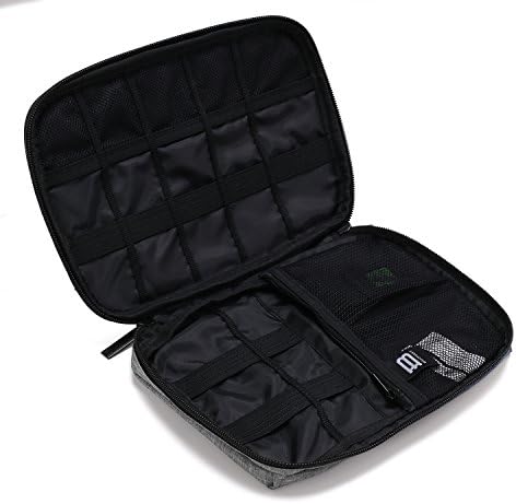 41lbropqgcl. ac 2.jpg bagsmart Elektroniktasche, Powerbank und USB-Sticks, Reisefremden, Flugzeug, moderne Design, 2-Schwarz