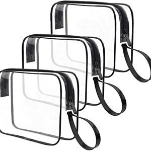 CGBE Durchsichtige Kosmetiktasche mit Reißverschluss für Frauen Frauen-Reise-Tasche mit Transparentem Design