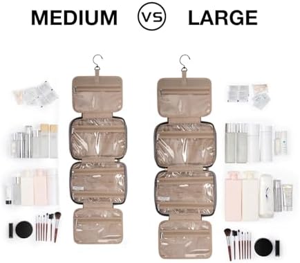 41nz08osul. ac .jpg Bagsmart Kulturbeutel für Damen zum Aufhängen, Transparente Kosmetiktasche, Reisetaschentasche