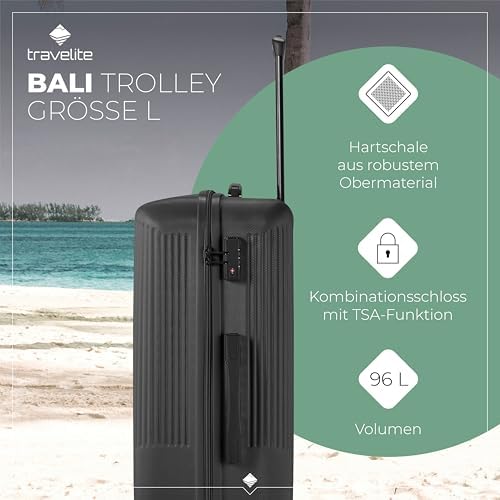 41nodak6rtl. ac .jpg Travelite Beautycase Hartschale Handgepäck, 36 cm, 17 Liter - Kosmetikkoffer mit Organizer- und Aufsteckfunktion für Rei