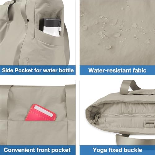 41ovcb2j fl. ac .jpg Bagsmart Damen Wasserdichte Einkaufstasche für Arbeit und Reisen mit vielen Taschen