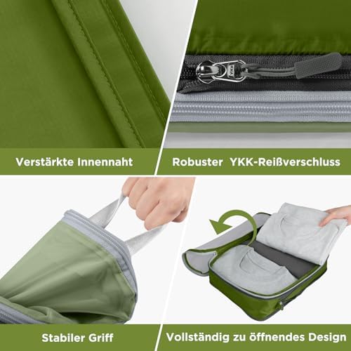 41pzsmrihfl. ac .jpg Cipway Kompression Koffer Organizer Set für Reiseorganizer