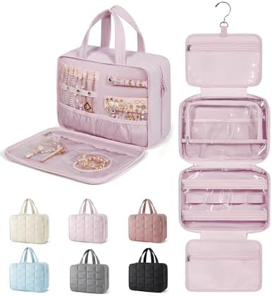 41q6bqjjl l. ac 1.jpg Bagsmart Großkulturtasche für Damen zum Aufhängen | Bagsmart Reisepuffer Kosmetiktasche Dame | Bagsmart Schmuck Organiz