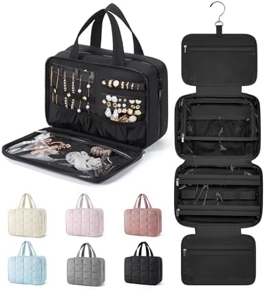 41qjl98kokl. ac 1.jpg Bagsmart Großkulturtasche für Damen zum Aufhängen | Bagsmart Reisepuffer Kosmetiktasche Dame | Bagsmart Schmuck Organiz