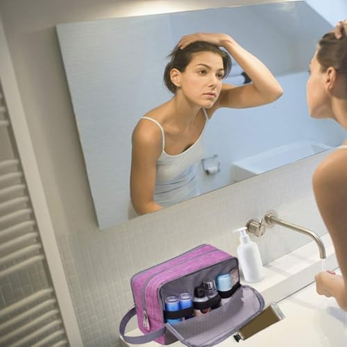 41sedrj9ydl. ac .jpg WANDF Kulturbeutel Damen Reise Kulturbeutel Toilettenorganizer Kulturbeutel Kosmetiktasche