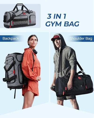 41sfwz7itwl. ac 1.jpg BagSmart Sporttasche Damen und Herren | Sporttasche mit Schuhfach | Wasserdichte Gym Bag | Reisetasche | trainingstasche