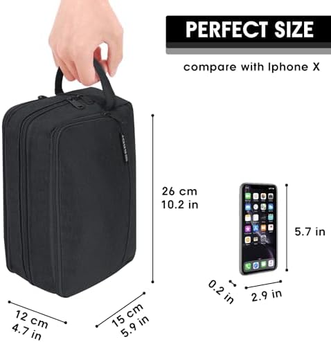 41tsl63xpl. ac .jpg WANDF Kulturbeutel Damen Reise Kulturbeutel Toilettenorganizer Kulturbeutel Kosmetiktasche