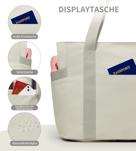 41tfnzx5kgl. ac .jpg KALIDI FANCY FOREST Groß Mit 15,6 Zoll Laptopfach Handtasche FüR Arbeit Uni Reisen