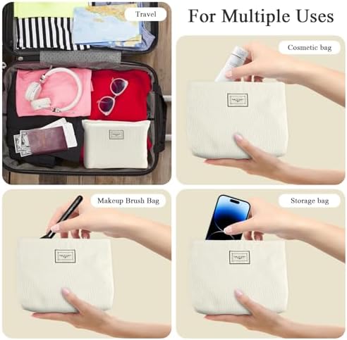 41uedthor5l. ac .jpg Yosemy Multifunktional Kosmetiktasche Waschtasche für Damen | Yosemy Khaki Cord-Kosmetiktasche zur Reise | Yosemy Multi