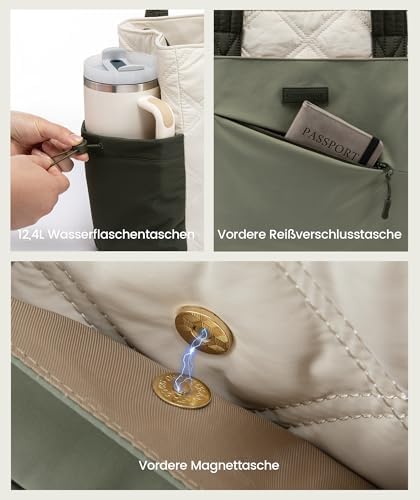 41uwecetm8l. ac .jpg LOVEVOOK Große Arbeitstasche für Damen mit Laptoptasche und Bürotasche OEKO-TEX STANDARD 100 Reise-Re Modelo LOVEVOOK Le