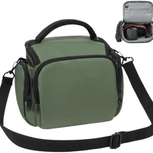 Ainiv Kameratasche Spiegelreflex DSLR SLR Fototasche für Canon Nikon Sony Wasserabstaubend Grün