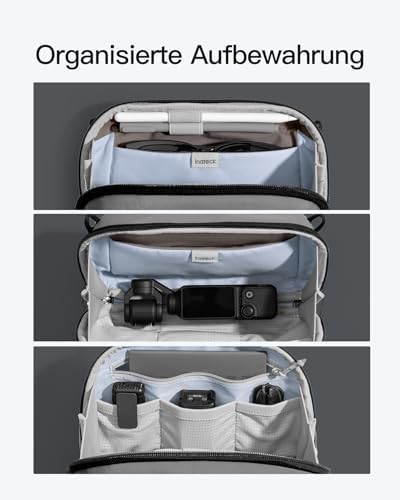 41uxs2rwt2l. ac .jpg Portabler Kabeltasche Inateck, Spritzwassergeschützte Organisator für Elektronik, Reisezubehör, Kabel, Power Banks, Hubs