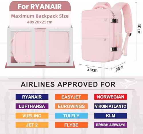 41vbhzpvd9l. ac .jpg Cmezevi Reiserucksack 20L für Business und Reisen - Beige