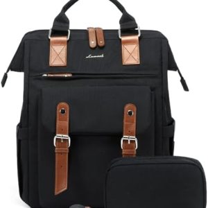 LOVEVOOK Damen Wasserdicht Schulrucksack Schwarzujetzt shoppen! OEKO-TEX STANDARD 100