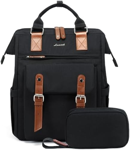 41w2ptltfl. ac .jpg LOVEVOOK Damen Wasserdicht Schulrucksack Schwarzujetzt shoppen! OEKO-TEX STANDARD 100