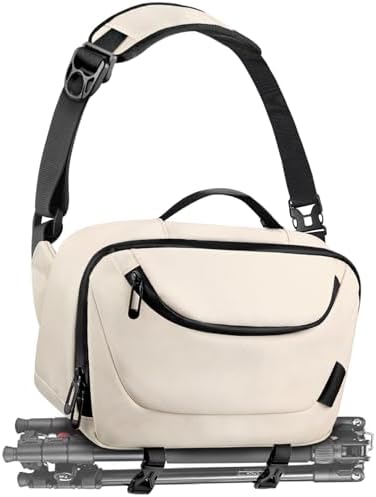 41w5kwknrml. ac .jpg DSLR Kameratasche wasserdicht mit Stativhalterung Umhängetasche für Fotografen (Schwarz)