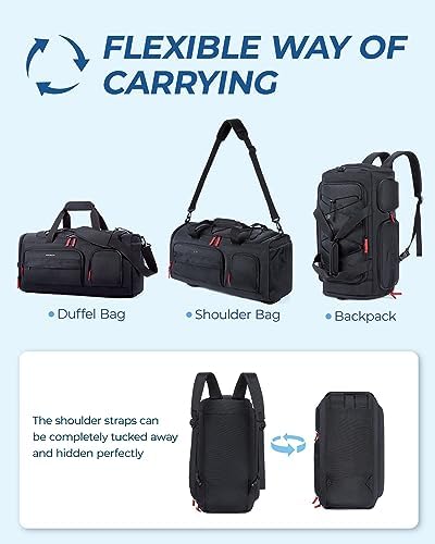 41wfqltgxjl. ac 1.jpg BagSmart Sporttasche Damen und Herren | Sporttasche mit Schuhfach | Wasserdichte Gym Bag | Reisetasche | trainingstasche