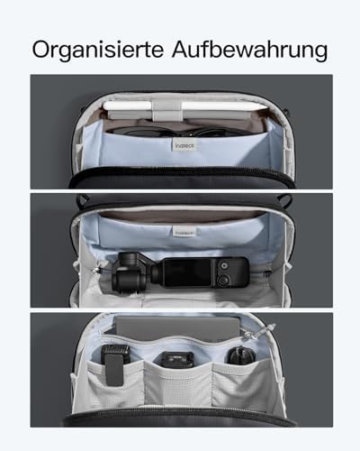 41wnwnn1ril. ac .jpg Portabler Kabeltasche Inateck, Spritzwassergeschützte Organisator für Elektronik, Reisezubehör, Kabel, Power Banks, Hubs