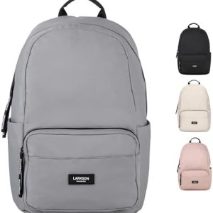 LARKSON Schulrucksack Mint - No 3 - Rucksack Damen & Herren für Schule - 16" Laptopfach - Aus Recyceltem PET - Wasserabw
