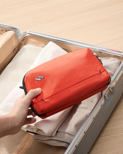 41xa94tkn5l. ac .jpg Portabler Kabeltasche Inateck, Spritzwassergeschützte Organisator für Elektronik, Reisezubehör, Kabel, Power Banks, Hubs