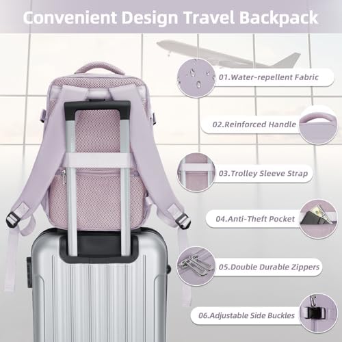 41xyusw5hul. ac .jpg Cmezevi Reiserucksack 20L für Business und Reisen - Beige