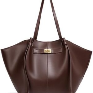 HCHZSH123 Damen Tote Bag Groß - praktische Schultertasche mit abnehmbarer Schlaufe | Große Kapazität für Einkauf & Reise