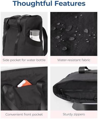 41z0xg9hbsl. ac .jpg Bagsmart Damen Wasserdichte Einkaufstasche für Arbeit und Reisen mit vielen Taschen