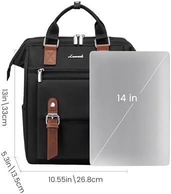 41z58j4nzkl. ac .jpg LOVEVOOK Damen Wasserdicht Schulrucksack Schwarzujetzt shoppen! OEKO-TEX STANDARD 100