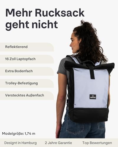 41zclofa25l. ac .jpg Johnny Urban Rucksack Damen und Herren - Allen Medium - Wasserabweisend - Mit Laptopfach für Uni, Fahrrad und Business -