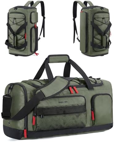 41zg1ezpavl. ac 1.jpg BagSmart Sporttasche Damen und Herren | Sporttasche mit Schuhfach | Wasserdichte Gym Bag | Reisetasche | trainingstasche