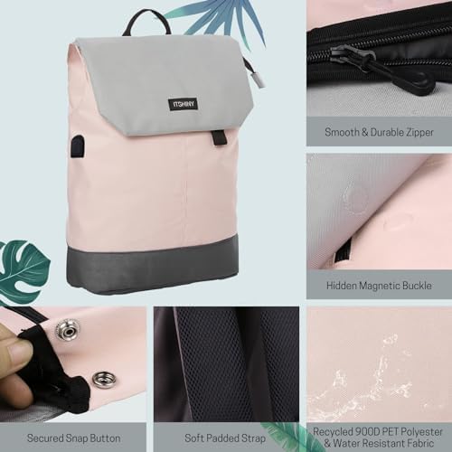 41zhhzcebl. ac .jpg ITSHINY Rucksack Damen Wasserdicht Anti Diebstahl 16L für Ausflüge Uni Schule & Büro - Laptopfach 15,6 Zoll