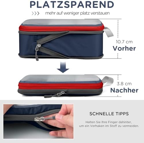 41zfhulo ll. ac .jpg Cipway Kompression Koffer Organizer Set für Reiseorganizer