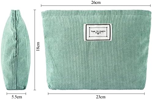 51 vxfzrgl. ac .jpg Yosemy Multifunktional Kosmetiktasche Waschtasche für Damen | Yosemy Khaki Cord-Kosmetiktasche zur Reise | Yosemy Multi