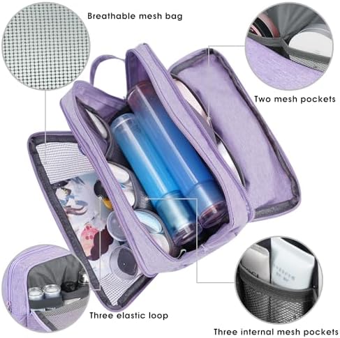 5104uvlnxgl. ac .jpg WANDF Kulturbeutel Damen Reise Kulturbeutel Toilettenorganizer Kulturbeutel Kosmetiktasche