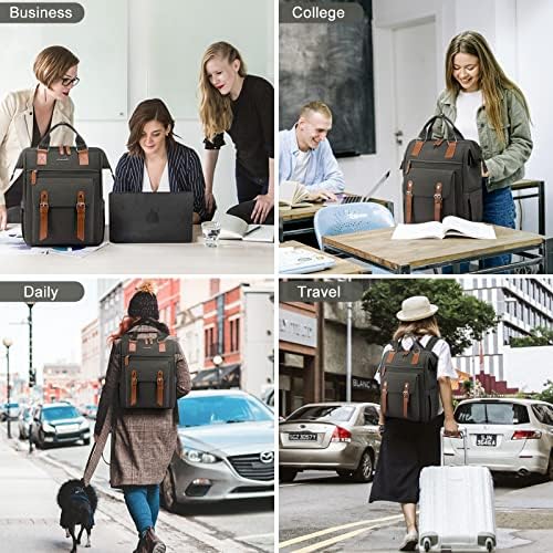 510xg2bpehl. ac .jpg LOVEVOOK Damen Wasserdicht Schulrucksack Schwarzujetzt shoppen! OEKO-TEX STANDARD 100