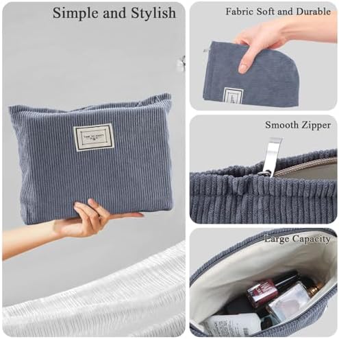 512 9h4vxpl. ac .jpg Yosemy Multifunktional Kosmetiktasche Waschtasche für Damen | Yosemy Khaki Cord-Kosmetiktasche zur Reise | Yosemy Multi