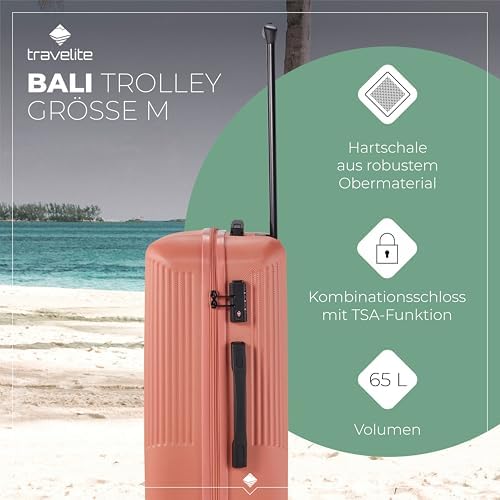 512j4vstjol. ac .jpg Travelite Beautycase Hartschale Handgepäck, 36 cm, 17 Liter - Kosmetikkoffer mit Organizer- und Aufsteckfunktion für Rei