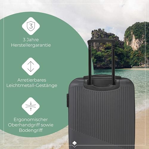 513uffe5itl. ac .jpg Travelite Beautycase Hartschale Handgepäck, 36 cm, 17 Liter - Kosmetikkoffer mit Organizer- und Aufsteckfunktion für Rei