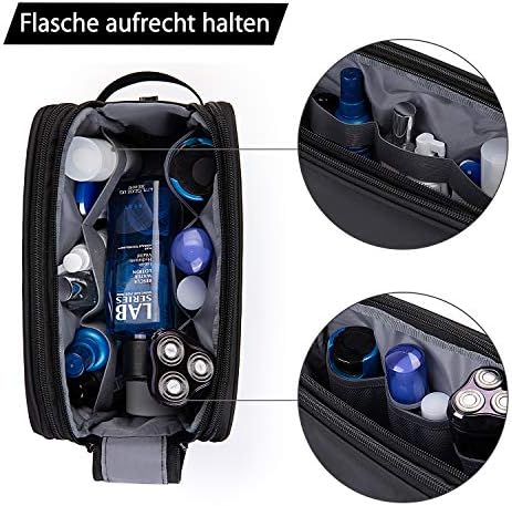 514 jv8fgtl. ac 1.jpg Bagsmart Wasserkräfte widerstehende Reisekulturtasche für Männer