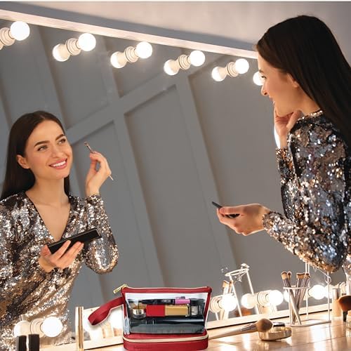 514iihtmgtl. ac .jpg BUTLERBELL Transparenter Kulturbeutel | Bliktdicht | Reisegepäck-Damen & Herren (Schwarz) | Flüssigkeiten transportieren