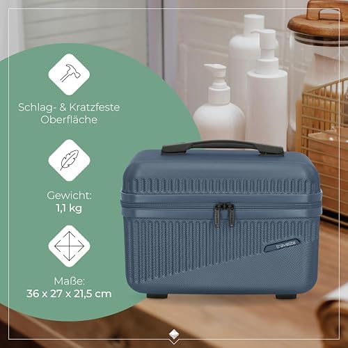 5156krldl1l. ac .jpg Travelite Beautycase Hartschale Handgepäck, 36 cm, 17 Liter - Kosmetikkoffer mit Organizer- und Aufsteckfunktion für Rei