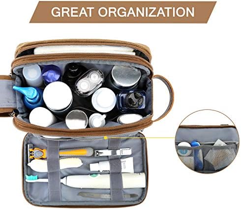 515t4areu8l. ac 1.jpg Bagsmart Wasserkräfte widerstehende Reisekulturtasche für Männer