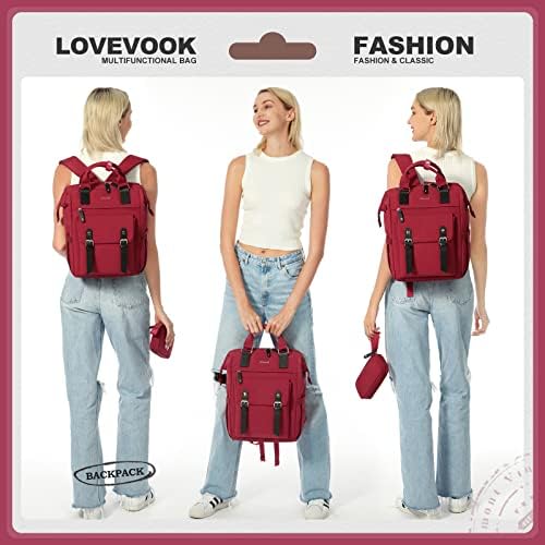 516ieuudiel. ac .jpg LOVEVOOK Damen Wasserdicht Schulrucksack Schwarzujetzt shoppen! OEKO-TEX STANDARD 100