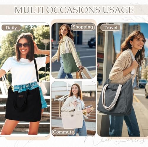 516k 5vual. ac .jpg Chase Chic Cord Tasche Große Shopper Tasche Damen Laptoptasche Handtasche für Arbeit und Schule mit Riemen