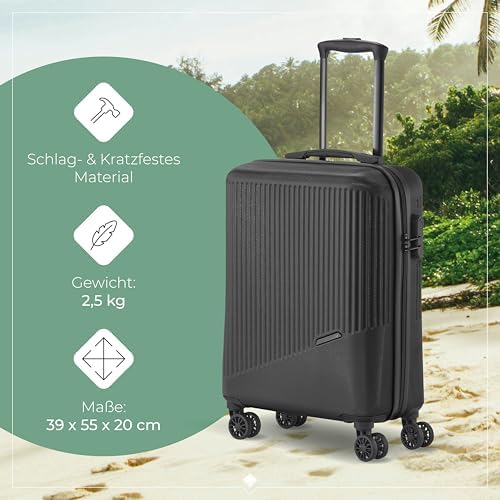 5184e7rtc0l. ac .jpg Travelite Beautycase Hartschale Handgepäck, 36 cm, 17 Liter - Kosmetikkoffer mit Organizer- und Aufsteckfunktion für Rei